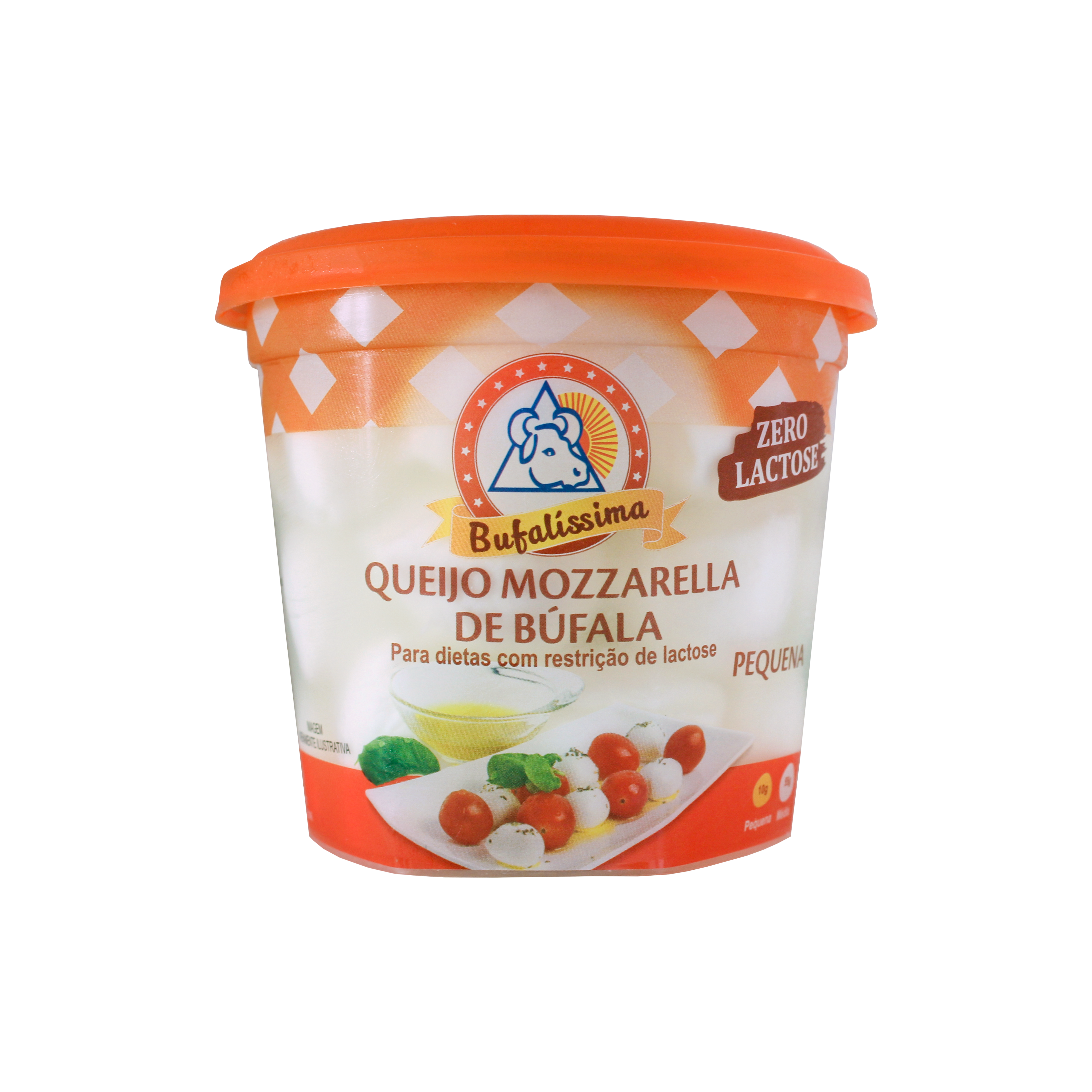 MOZZARELLA BOLA PEQUENA 180G ZERO LACTOSE 